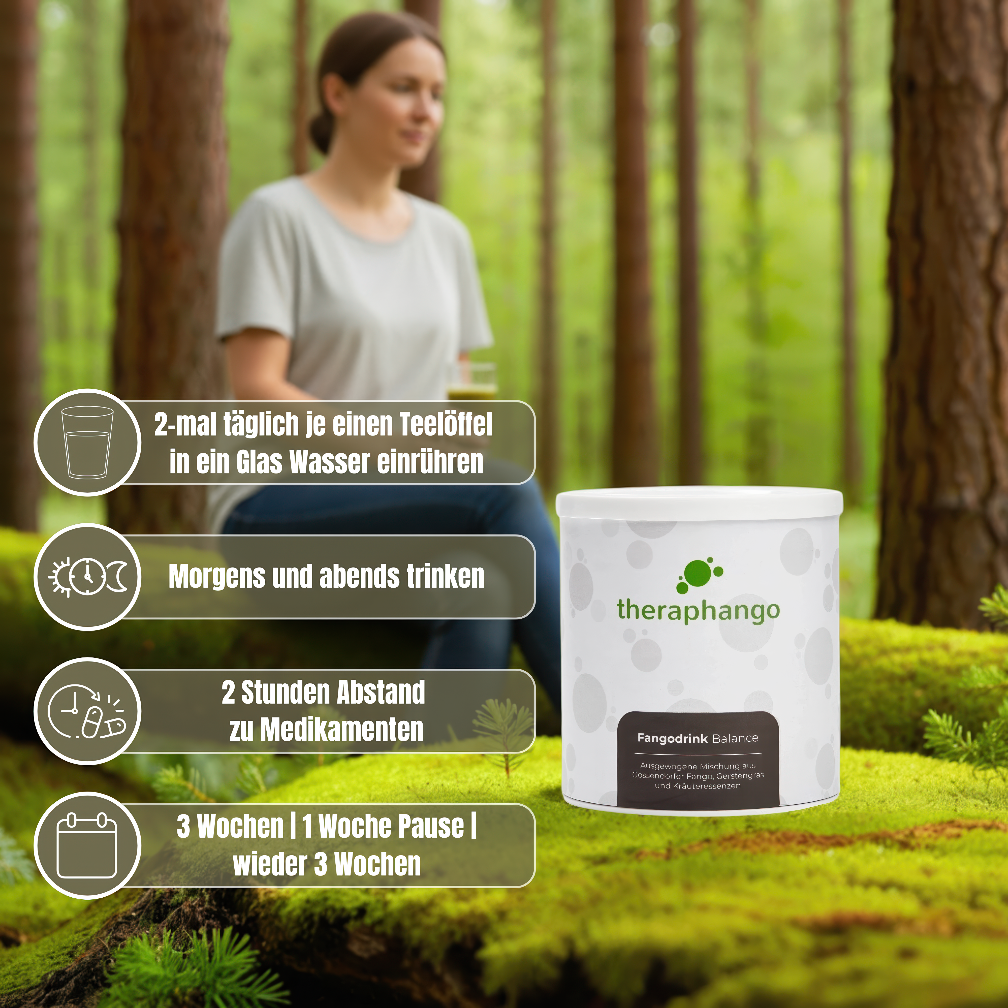 Fangodrink Balance - Natural drinking cure made from healing clay 220ml