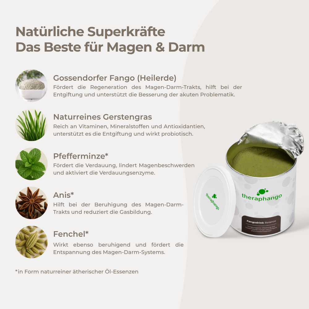 Fangodrink Balance - Natural drinking cure made from healing clay 220ml