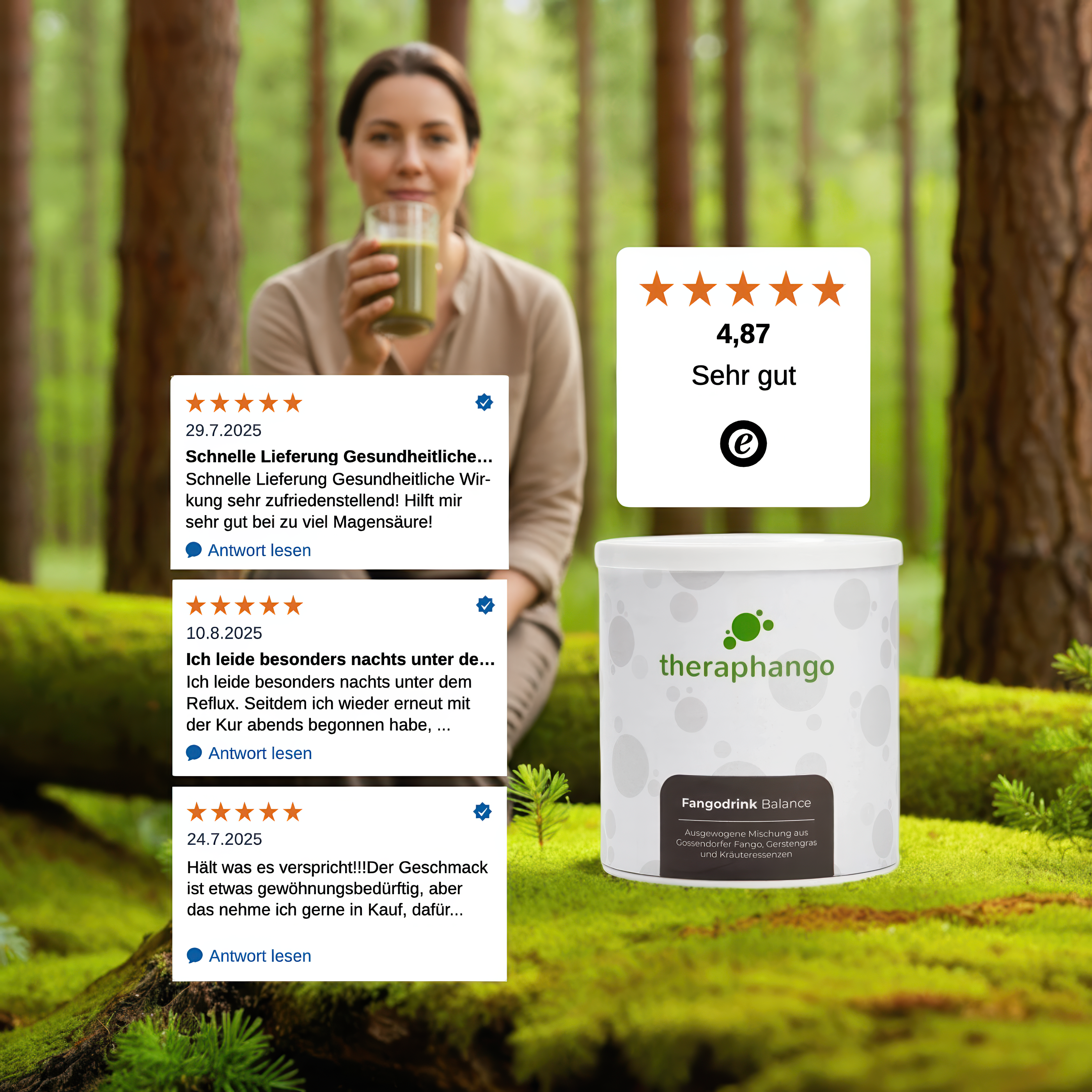 Fangodrink Balance - Natural drinking cure made from healing clay 220ml